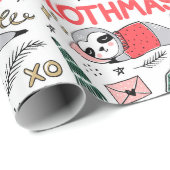 Funny Niedlich Christmas Slots mit Weihnachtsmannm Geschenkpapier (Rolleneckpunkt)