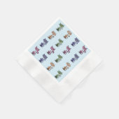 Funny Niedlich Cocktail Paper Napkin Serviette (Ecke)