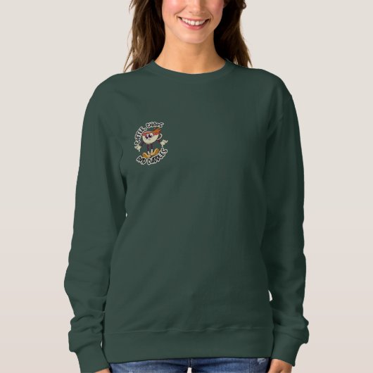 Funny Niedlich Coffee Lover Sweatshirt für Mamas (Vorderseite)