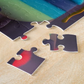 Funny Niedlich Colorful Elephant Puzzle (Seite)