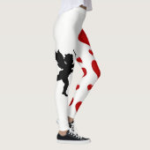 Funny Niedlich Cupid Arrow Valentine Liebe Herz Leggings (Rechts)