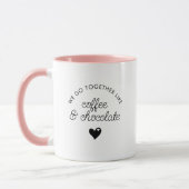 Funny Niedlich Custom Bestie oder Boyfriend Chocol Tasse (Links)