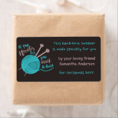 Funny Niedlich Custom Knitter Needles Garn Joke Ge (Insitu)