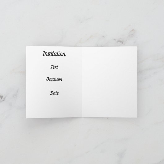 Funny Niedlich Customizable Einladung (Innenseite)