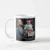 Funny Niedlich DADDY Definition 2 Foto Kaffeetasse (Links)