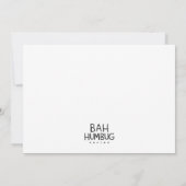 Funny Niedlich Dance Black Santa Party Einladung (Rückseite)