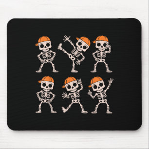 Funny Niedlich Dancing Skelett Halloween Jungs Kin Mousepad