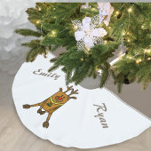 Funny Niedlich Deh Kids Name Polyester Weihnachtsbaumdecke