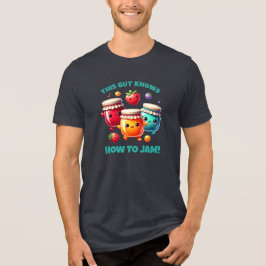 Funny Niedlich Dieser Typ weiß, wie man jam! Tri-Blend Shirt