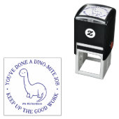 Funny Niedlich Dinosaur Dynamite Job Lehrer Lob Permastempel (Beispiel)