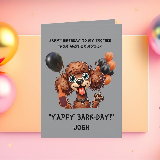 Funny Niedlich Dog Einfache Geburtstagskarte Karte