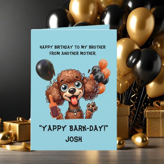 Funny Niedlich Dog Einfache Geburtstagskarte Karte