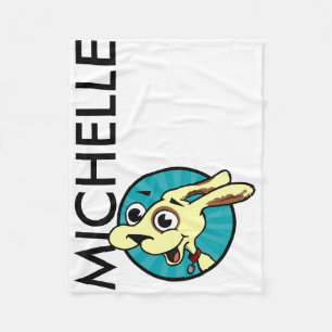 FUNNY NIEDLICH DOG FLEECE BLANKET