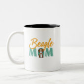 Funny Niedlich Dog Lover Puppy Pet Besitzer Beagle Zweifarbige Tasse (Links)