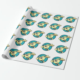 FUNNY NIEDLICH DOG MATTE WRAPPING PAPIER GESCHENKPAPIER
