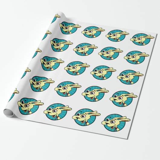 FUNNY NIEDLICH DOG MATTE WRAPPING PAPIER GESCHENKPAPIER (Ungerollt)