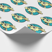 FUNNY NIEDLICH DOG MATTE WRAPPING PAPIER GESCHENKPAPIER (Ecke)