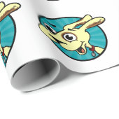 FUNNY NIEDLICH DOG MATTE WRAPPING PAPIER GESCHENKPAPIER (Rolleneckpunkt)