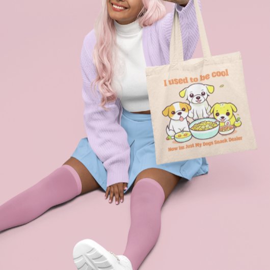 Funny niedlich dog Mom Leinwand Shopping Tragetasche