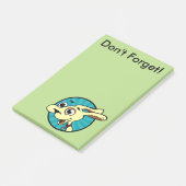 FUNNY NIEDLICH DOG POST-IT-NOTEPAD POST-IT KLEBEZETTEL (angewinkelt)
