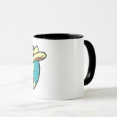 FUNNY NIEDLICH DOG RINGER TASSE (VorderseiteRechts)