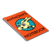 FUNNY NIEDLICH DOG SPIRAL NOTEBOOK NOTIZBLOCK (Rechte Seite)