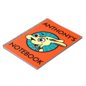 FUNNY NIEDLICH DOG SPIRAL NOTEBOOK NOTIZBLOCK (Linke Seite)