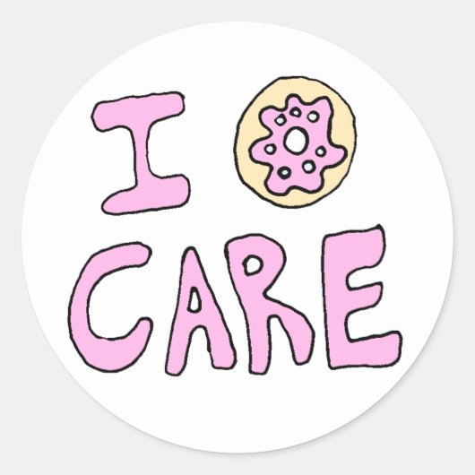 Funny Niedlich Donut Stickers (Vorderseite)
