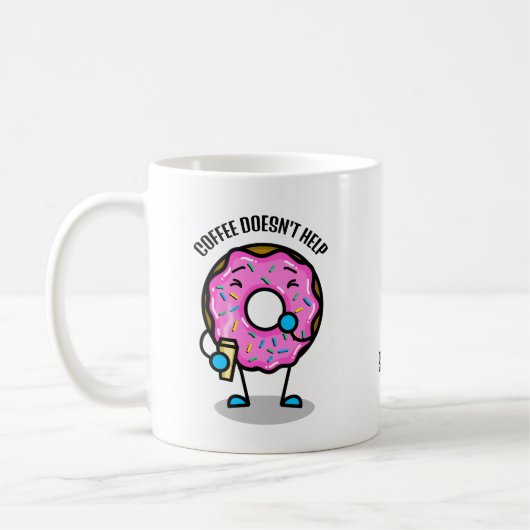 Funny Niedlich Donut Tasse (Links)