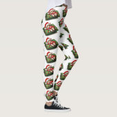 Funny Niedlich Dreaming Santa Kitty Klaws Leggings (Rechts)