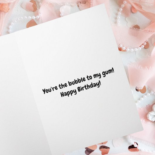 Funny Niedlich Duck, Ladybug & Bubble, Fun Birthda Karte