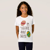 Funny Niedlich Easter Eggstatic Humorisches Zitat  T-Shirt (Vorne ganz)