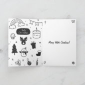 Funny Niedlich Eichhörnchen Frohe Weihnachten (Innenseite)