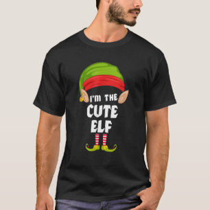 Funny Niedlich Elf Matching Family Group PJ Weihna T-Shirt