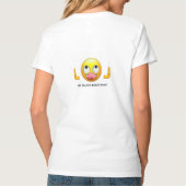 Funny, Niedlich, Emoji T-Shirt (Rückseite)