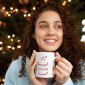 Funny Niedlich Emoticon Santa Geek Nerd Warme Kaka Kaffeetasse