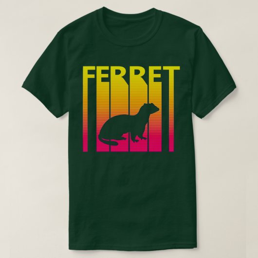 Funny Niedlich Ferret T-Shirt (Design vorne)