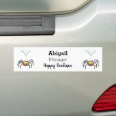 Funny niedlich fluffly spinness Cartoon Autoaufkleber (Auf Auto)
