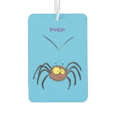 Funny niedlich fluffly spinness Cartoon Autolufterfrischer (Rückseite)