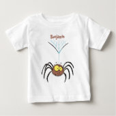Funny niedlich fluffly spinness Cartoon Baby T-shirt (Vorderseite)
