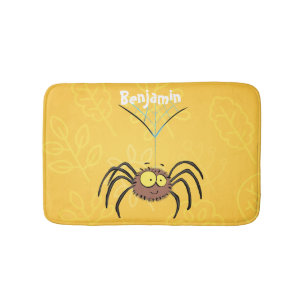 Funny niedlich fluffly spinness Cartoon Badematte