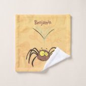 Funny niedlich fluffly spinness Cartoon Badhandtuch Set (Waschlappen)