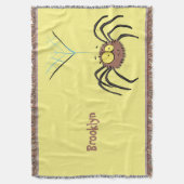 Funny niedlich fluffly spinness Cartoon Decke (Vorderseite Vertikal)