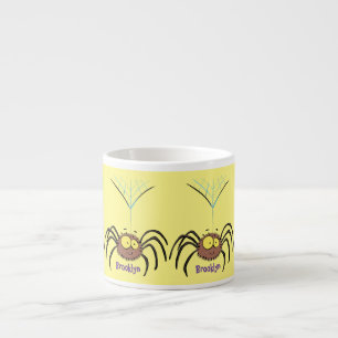 Funny niedlich fluffly spinness Cartoon Espressotasse