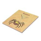 Funny niedlich fluffly spinness Cartoon Fliese (Seite)