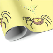 Funny niedlich fluffly spinness Cartoon Geschenkpapier (Rolleneckpunkt)