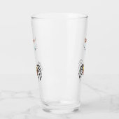 Funny niedlich fluffly spinness Cartoon Glas (Links)
