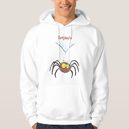 Funny niedlich fluffly spinness Cartoon Hoodie (Vorderseite)
