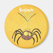Funny niedlich fluffly spinness Cartoon Magnet (Vorne)