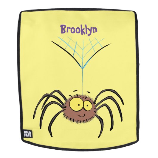 Funny niedlich fluffly spinness Cartoon Rucksack (Abnehmbare Front)